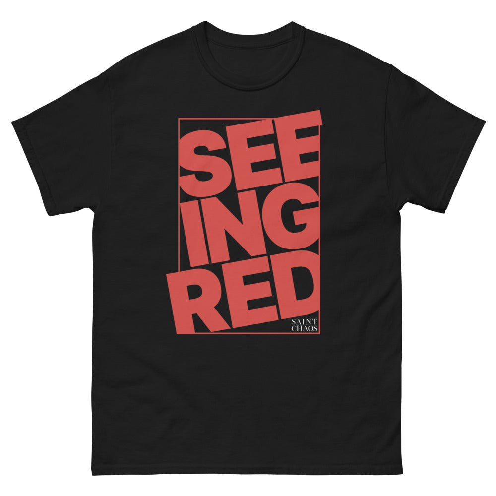 SEEING RED – T-Shirt Black